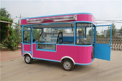 電動三輪美食車 移動的美食風景線，開啟創業新篇章